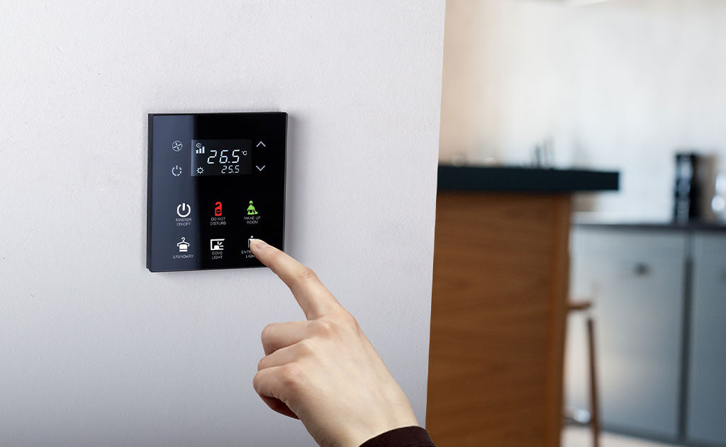KNX thermostats integrations into Roomrack cloud pms